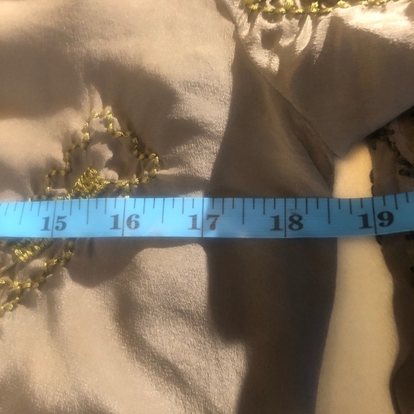 Johnny Was Biya silk grey Embroidered Tunic - Picture 14 of 15